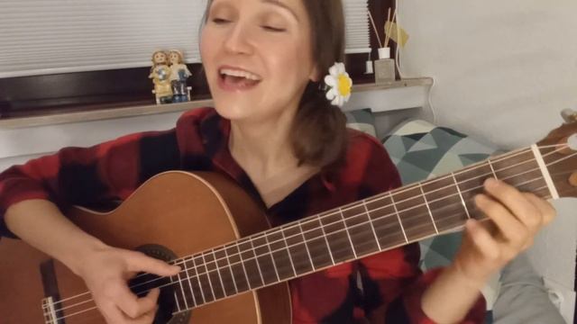 Я весь день сижу на крутом бережку. Песенка Леопольда на гитаре (guitar cover)