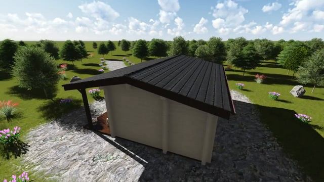 Проект деревянного дома 44м2 смотреть онлайн