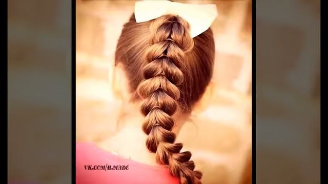 Оригинальные прически для праздника Original hairstyles for the holiday смотреть онлайн