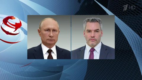 Владимир Путин в Ново-Огарево провел переговоры с канцлером Австрии Карлом Нехаммером