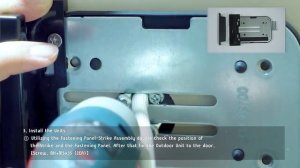 Электронный дверной замок Samsung SHS-D607 монтаж