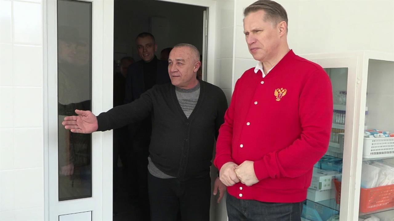 Глава Минздрава Михаил Мурашко посетил Запорожскую область после визита в ДНР и ЛНР