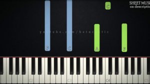 Happy Birthday To You | MEDIUM PIANO TUTORIAL + SHEET MUSIC by Betacustic