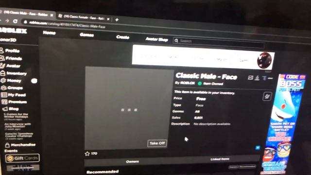 Roblox classic Face смотреть онлайн