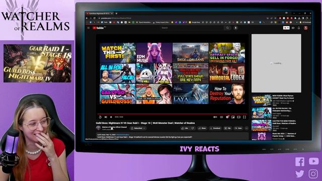 IVY REACTS to Guild Boss vs Gear Raid 1 ? ...a Surprising Result!? ✤ Watcher of Realms смотреть онлайн
