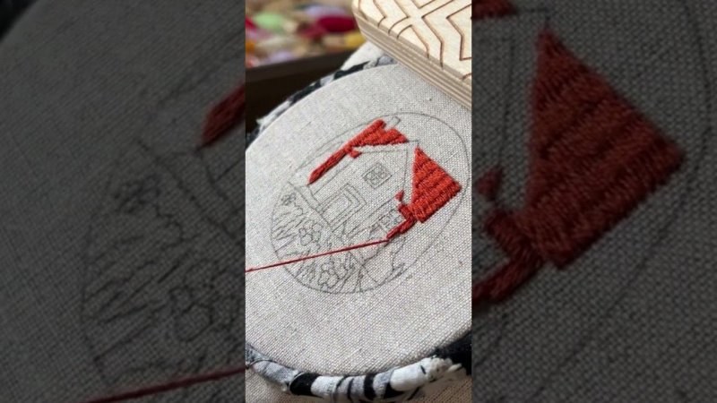 #embroiderytutorial #вышивка #вышивкагладью #бисер #мулине #embroideryart #каквышивать #handmade