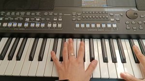 Yamaha PSR sx600. наложение одного звука на другой.