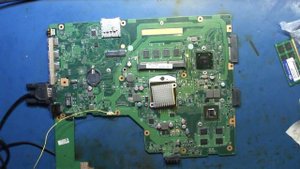 Ремонт ноутбука ASUS x75VB. Отвал хаба.