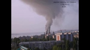 Пожар. Пожар в Саратове. Горит элеватор