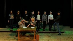 Мы репетируем спектакль- мюзикл "Я люблю тебя эскадрилья"