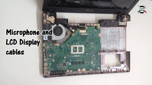 Asus X55C, X55U - Keyboard, HDD, RAM, Wi-Fi, CMOS Battery, CPU, Cooling System