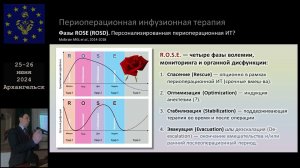 Инфузионная терапия в периоперационном периоде