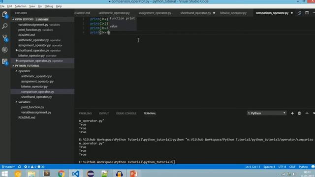 Bitwise, Comparison, Logical and Identity operator - Python Programming Tutorial 7 смотреть онлайн
