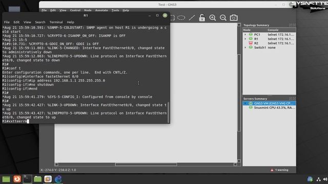 How to Install GNS3 VM 2.2 on Linux Mint 21 | SYSNETTECH Solutions смотреть онлайн