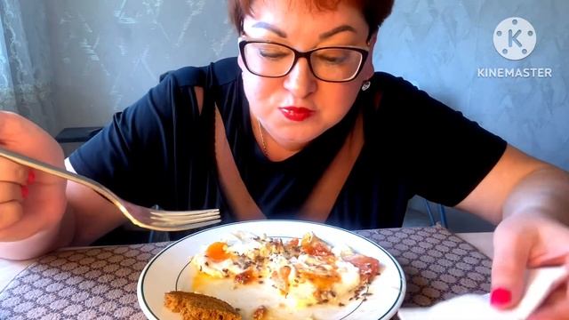 МУКБАНГ/Яичница/обжор и разговоры на камеру