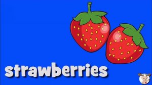 Talking flash cards fruit EP11 strawberries