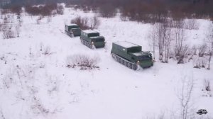 Снегоболотоход-амфибия ГАЗ-73М (ГТСМ, ГТМУ) модернизированный.