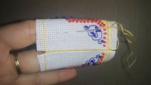 Как сшивать курочку берлинго // Вышивка крестиком