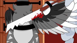 [Gore] Дай огня (animation??) (mlp oc) (кровь +13) (пони клип¿ о-о") (OLD)