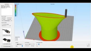 Щелевая насадка для пылесоса на 3Д принтере