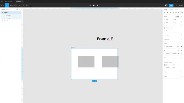 Часть 3. Знакомство с инструментом Frame Tool и Slice Tool в программе Figma