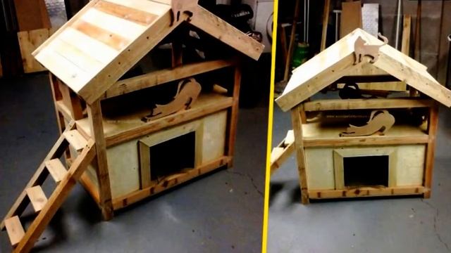 55 домиков для кошек от простых до сложных/55 Types of Cat houses смотреть онлайн