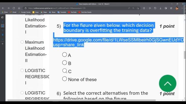 DATA ANALYTICS WITH PYTHON WEEK 8 ASSIGNMENT 8 SOLUTION| NPTEL | SWAYAM | JAN-JUL 2023