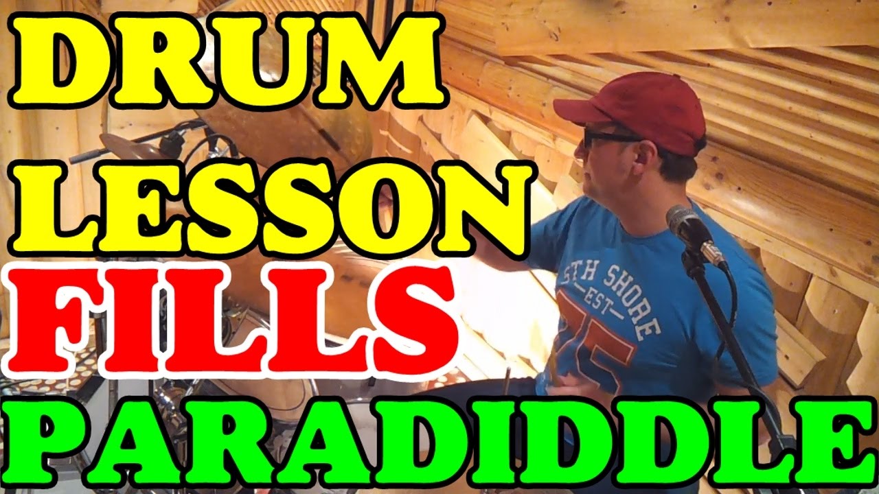 Paradiddle Fills Funk & Jungle Beat | Drum lesson Урок игры на барабанах Clases de bateria ドラムレッスン