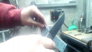Переточка ножа Руз от Кизляра.