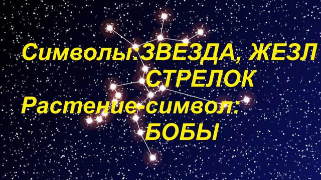 Символы зодиакального созвездия СТРЕЛЕЦ