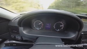 LADA Priora на РОБОТЕ 0-100 км/ч