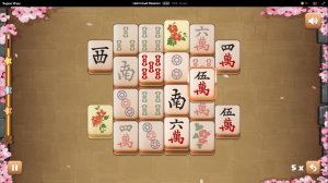 Маджонг цветочный, прохождение первых 10 уровней