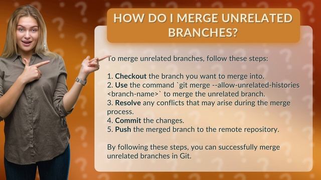 How do I merge unrelated branches? смотреть онлайн