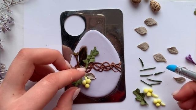Мастер-класс: Пасхальное яйцо из полимерной глины FIMO/polymer Clay Tutorial