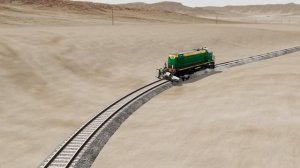 Поезда против узких рельсов – BeamNG.Drive