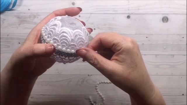 ДЕЛАЕМ НОВОГОДНИЙ ШАР морозные узоры | МАСТЕР КЛАСС DIY