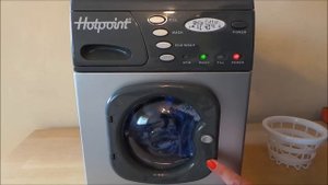 Wash Day With The Toy Hotpoint Washing Machine
