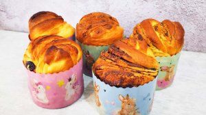 Пасхальный КРАФФИН вкусный и мягкий / 6 вариантов начинки для КУЛИЧА