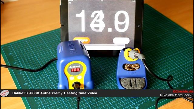 Hakko FX-888D Lötstation Aufheizzeit Video смотреть онлайн