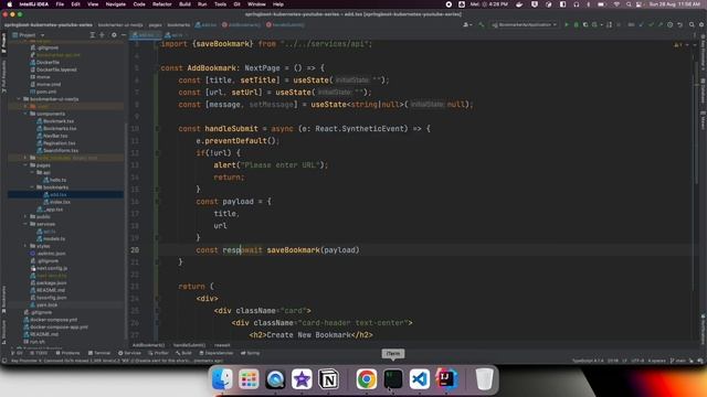Spring Boot + Kubernetes Tutorial Series - Part 16 : Implementing Add Bookmark Feature смотреть онлайн