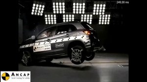 Mitsubishi ASX 2010 ANCAP Crash Test (5 stars)