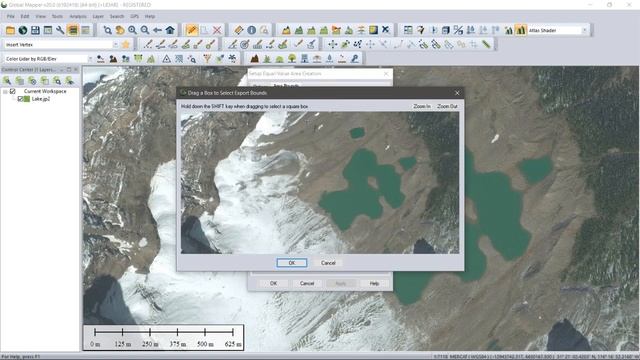Vector Extraction from a Raster Image in Global Mapper смотреть онлайн