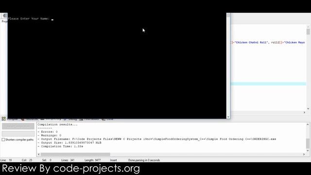 Simple Food Order System In C++ With Source Code | Source Code & Projects смотреть онлайн