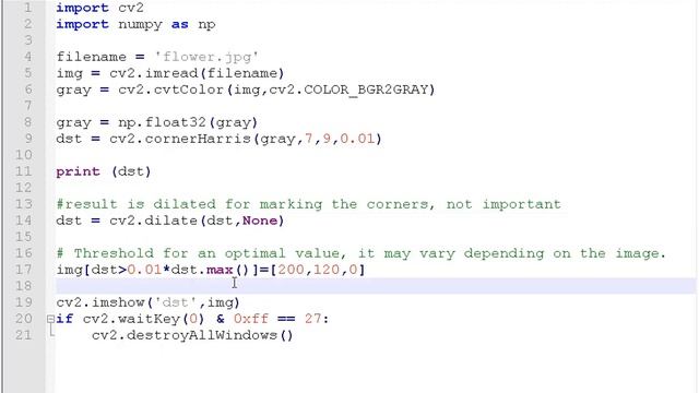 ICT ATAL FDP on Artificial Intelligence, NITTTR Chandigarh OpenCV Feature Points Extraction смотреть онлайн