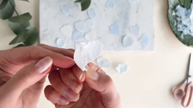 DIY Paper flower / Цветок из гофрированной бумаги