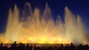 Barcelona Fountain Поющие Фонтаны в Барселоне