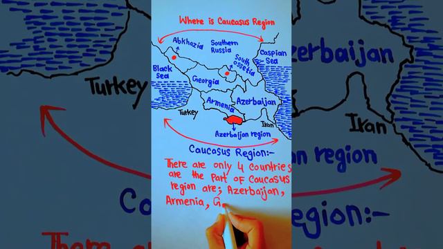 Where is Caucasus region |  Caucasus region map/How many Countries in Caucasus region|5min Knowledg