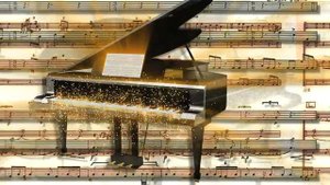 Футаж Рояль, ноты - Footage Piano, notes