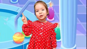 Настя и песик Duddu играют в игре | Настя устроила для Дуду салон красоты