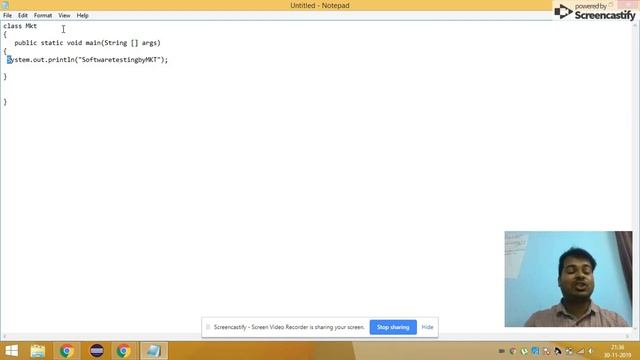 Easy way to run a program in Java | First program in Java смотреть онлайн